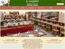 Tablet Screenshot of chezchabert.com